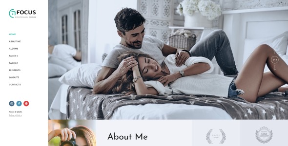 фотограф портфолио шаблон сайта