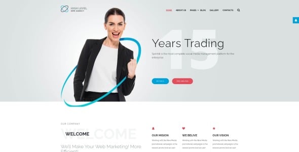 шаблон smm агентства joomla