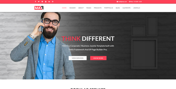 шаблон business joomla