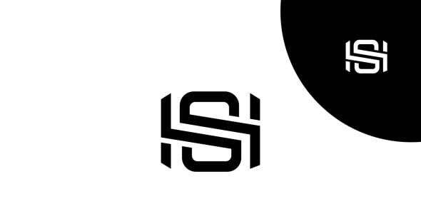 Шаблон логотипа на тему графика