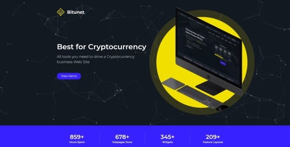 криптовалюта wordpress elementor theme тема wordpress