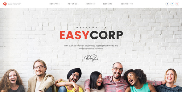 шаблон сайта для бизнеса и услуг