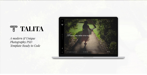 PSD шаблон на тему фотогалерея