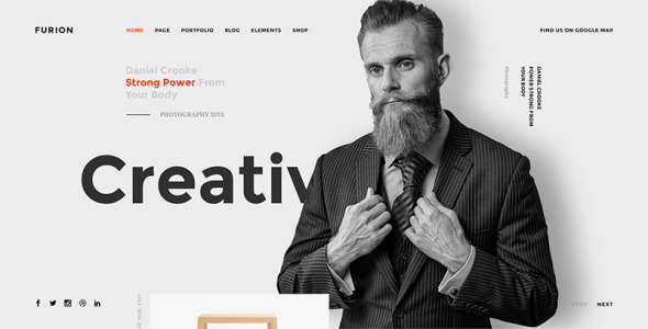 PSD шаблон на тему архитектура