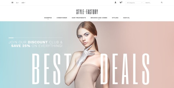 тема stylefactory prestashop