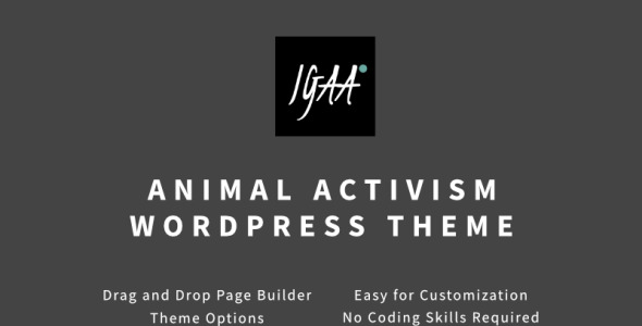 тема wordpress animal activism
