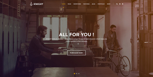 PSD шаблон на тему промышленность