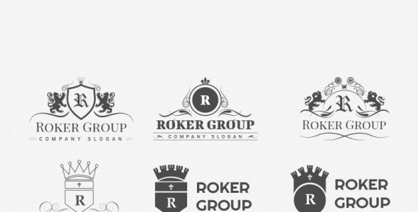 Шаблон логотипа на тему графика