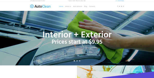 автомойка moto cms 3 шаблон