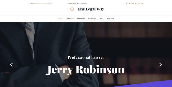 юрист moto cms 3 шаблон