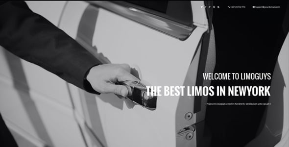 PSD шаблон на тему автодилер