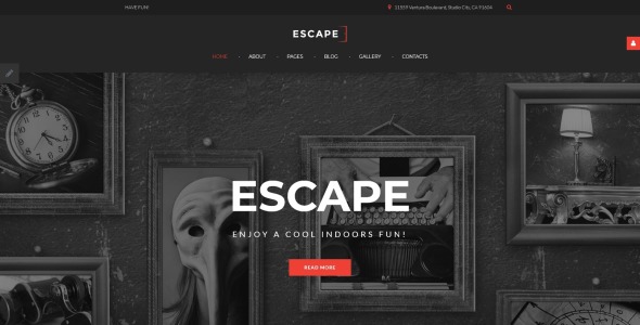 шаблон escape room joomla
