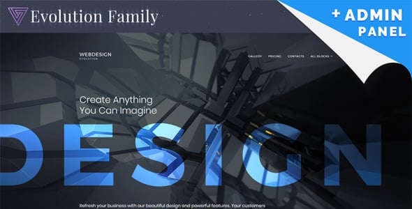 веб дизайн motocms 3 шаблон целевой страницы