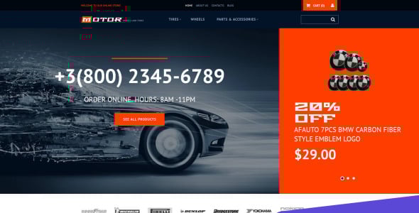 моторные колеса и шины motocms шаблон электронной коммерции