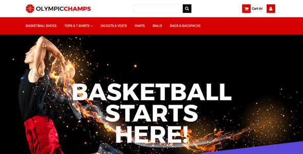 баскетбол motocms шаблон электронной коммерции