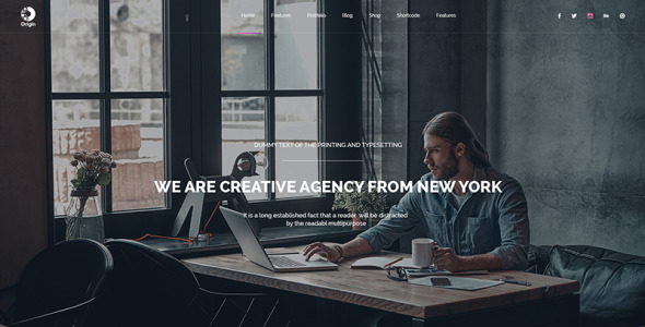 PSD шаблон на тему фотограф