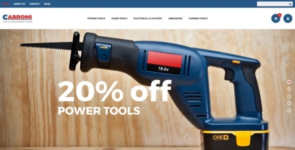 инструменты и оборудование адаптивный шаблон электронной коммерции motocms