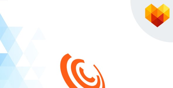 Шаблон логотипа на тему графика