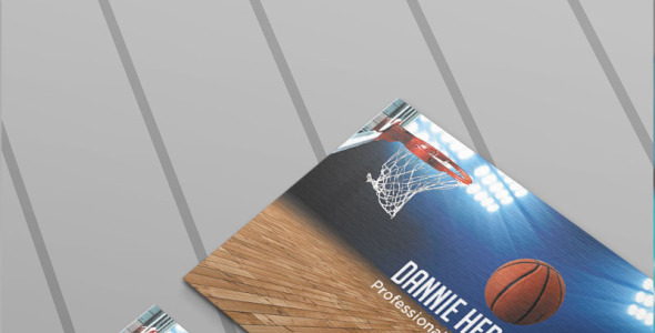 PSD шаблон на тему баскетбол