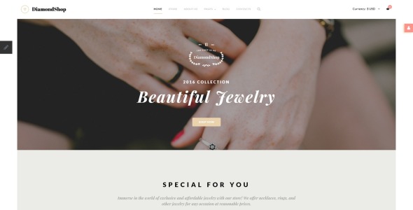 ювелирный магазин joomla шаблон