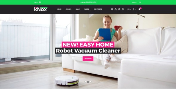 тема knox prestashop