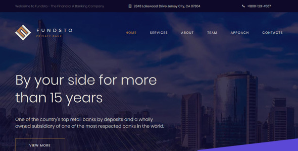 шаблон fundsto premium moto cms 3