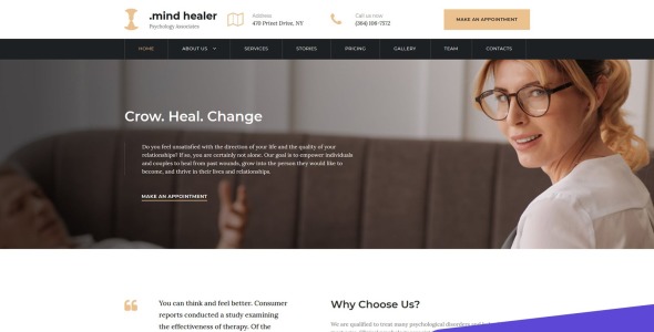 психолог премиум moto cms 3 шаблон