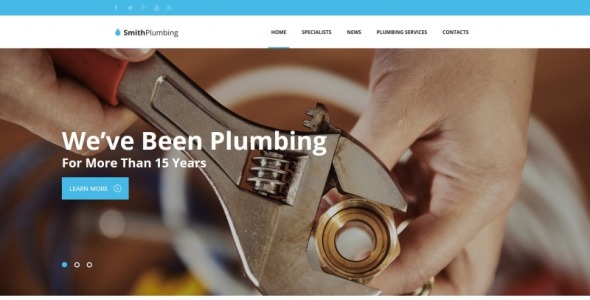 сантехника moto cms html шаблон