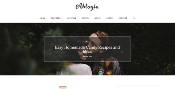 шаблон сайта блога html5