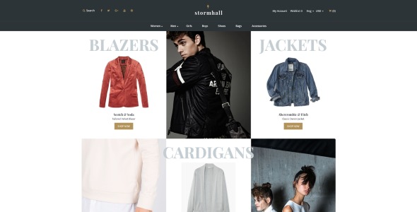 модный магазин отзывчивый шаблон opencart