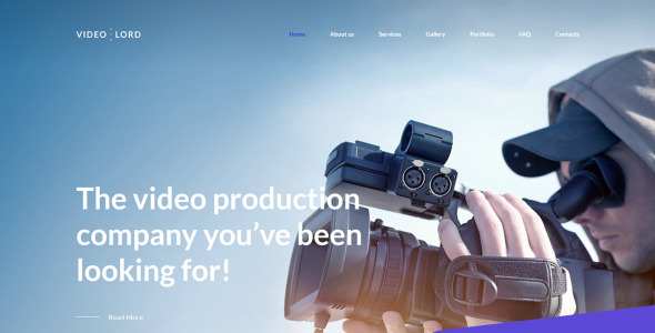 шаблон video production studio premium moto cms 3