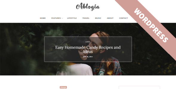 личный блог wordpress тема