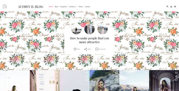 тема wordpress audrey