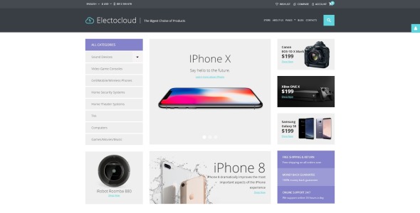 шаблон мобильного магазина joomla