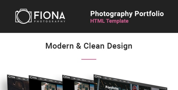 шаблон сайта портфолио фотогалереи