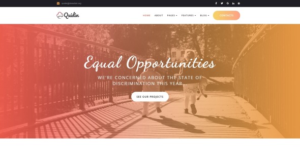 благотворительность полностью отзывчивая тема wordpress
