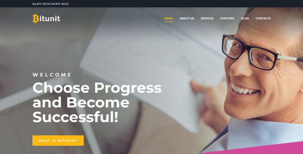 bitcoin cryptocurrency moto cms 3 шаблон