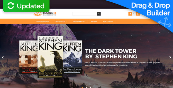 интернет-книжный магазин motocms ecommerce template