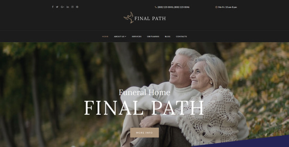 похоронное бюро moto cms 3 шаблон