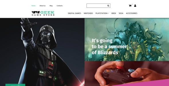 игровой магазин motocms шаблон электронной коммерции