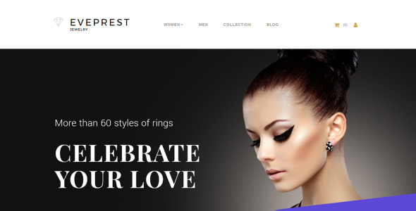 шаблон электронной коммерции jewelry motocms