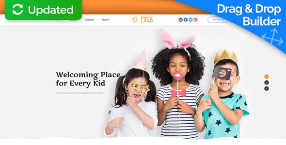 детский центр moto cms 3 шаблон