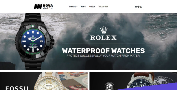 шаблон электронной коммерции магазина часов motocms