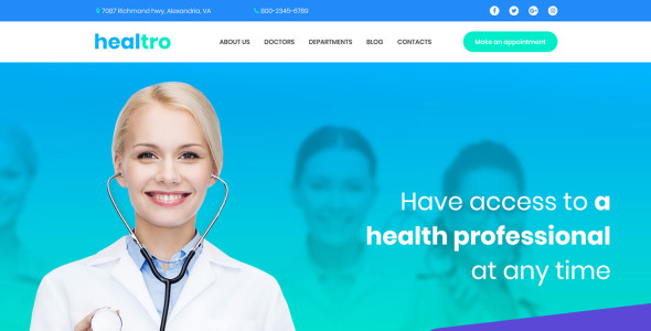 частная медицинская клиника moto cms 3 шаблон