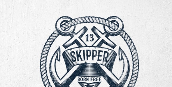 Шаблон логотипа на тему графика