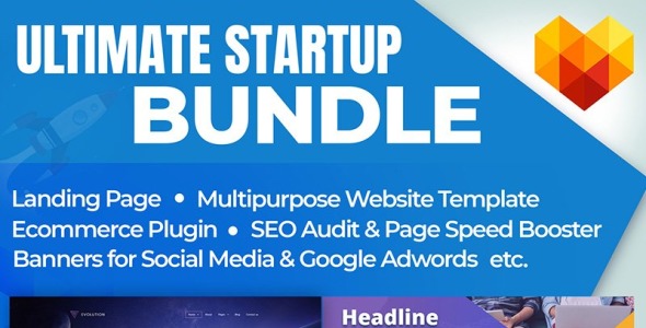 Адаптивный Бандл на тему бизнес услуги