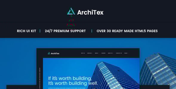 строительная компания html адаптивный шаблон сайта