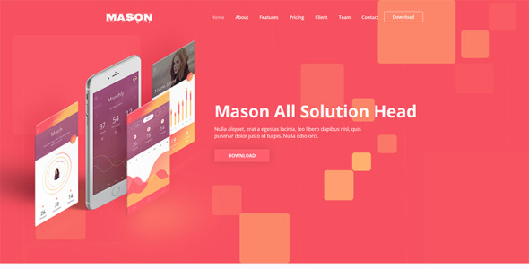 шаблон веб-сайта приложения