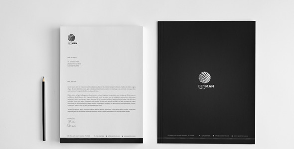 Фирменный стиль на тему графика