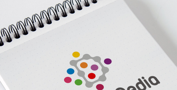 Шаблон логотипа на тему графика